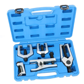 Sada sťahovákov kĺbových čapov a koncoviek tyčí riadenia, CrV oceľ – 5 ks v kufri