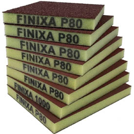 Finixa obojstranné flexibilné penové brusivo, P80, 1 kus