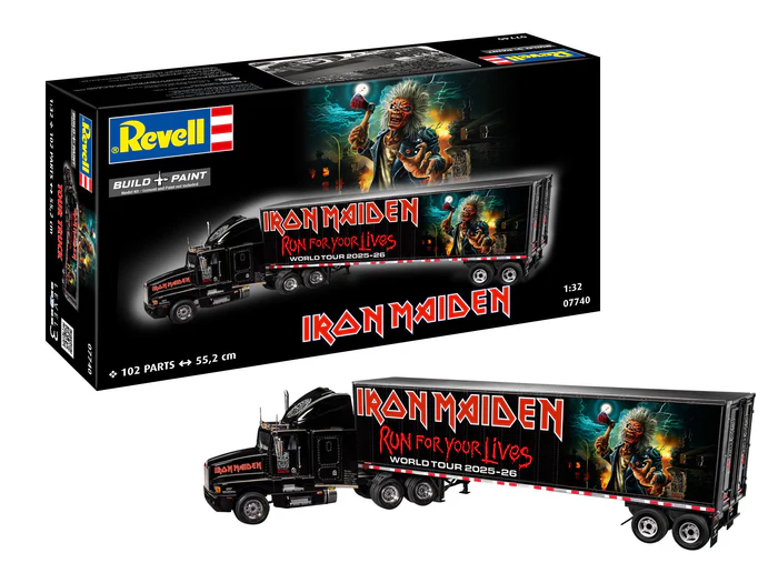 Revell Tour Truck Iron Maiden (50th Anniversary) Model Set kamión 1:32, 102 dielov