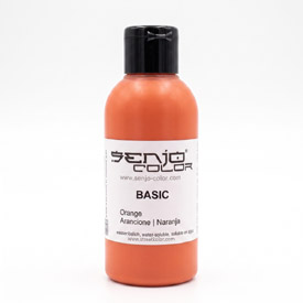 Senjo Color farba oranžová pre bodypainting a tetovanie, 75ml