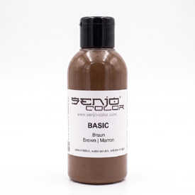 Senjo Color farba hnedá pre bodypainting a tetovanie, 75ml