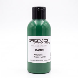 Senjo Color farba zelená pre bodypainting a tetovanie, 75ml