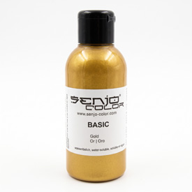 Senjo Color farba zlatá pre bodypainting a tetovanie, 75ml