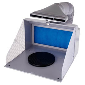 Striekací box s 2 ventilátormi odsávania a rotačným stojanom AH-309