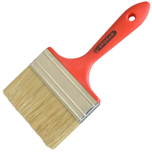 Spokar 81214 štetec plochý 100mm pre riedidlové farby a laky, lazúry, akryl, olejové farby a farby na stenu