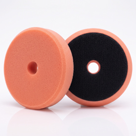 Hook & Loop Polishing Pad, Hard DEDRA 08T824, Orange, 150 x 25 mm