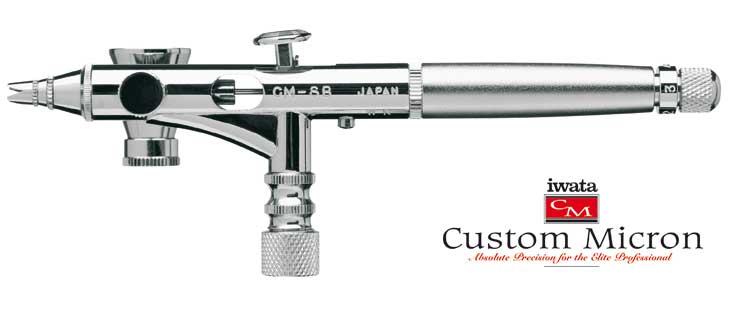 Iwata Custom Micron CM-SB2 0,18mm airbrush pištoľ Red Box