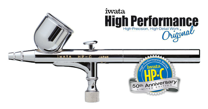 Iwata Hi Performance HP-C 50th Anniversary airbrush pištoľ - Limitovaná edícia