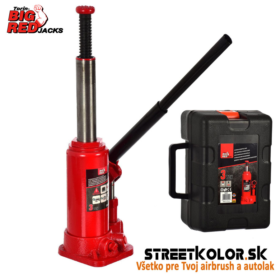 Zdvihák hydraulický 3T v kufríku, TORIN BIG RED JACK T90304DS