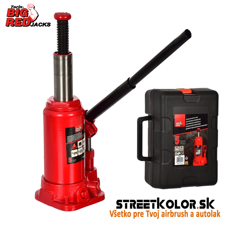 Zdvihák hydraulický 5T v kufríku, TORIN BIG RED JACK T90504DS