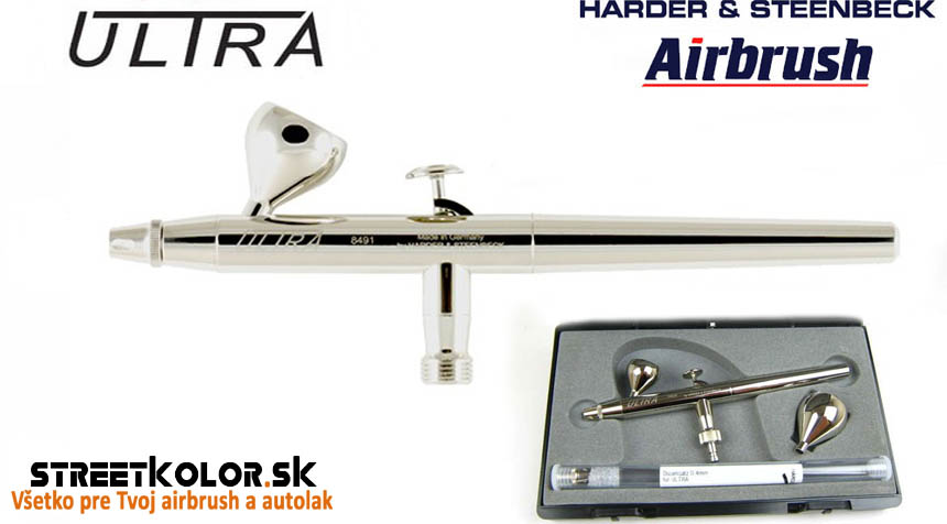 Airbrush striekacia pištoľ HARDER & STEENBECK ULTRA 2v1, 0,2+0,4mm