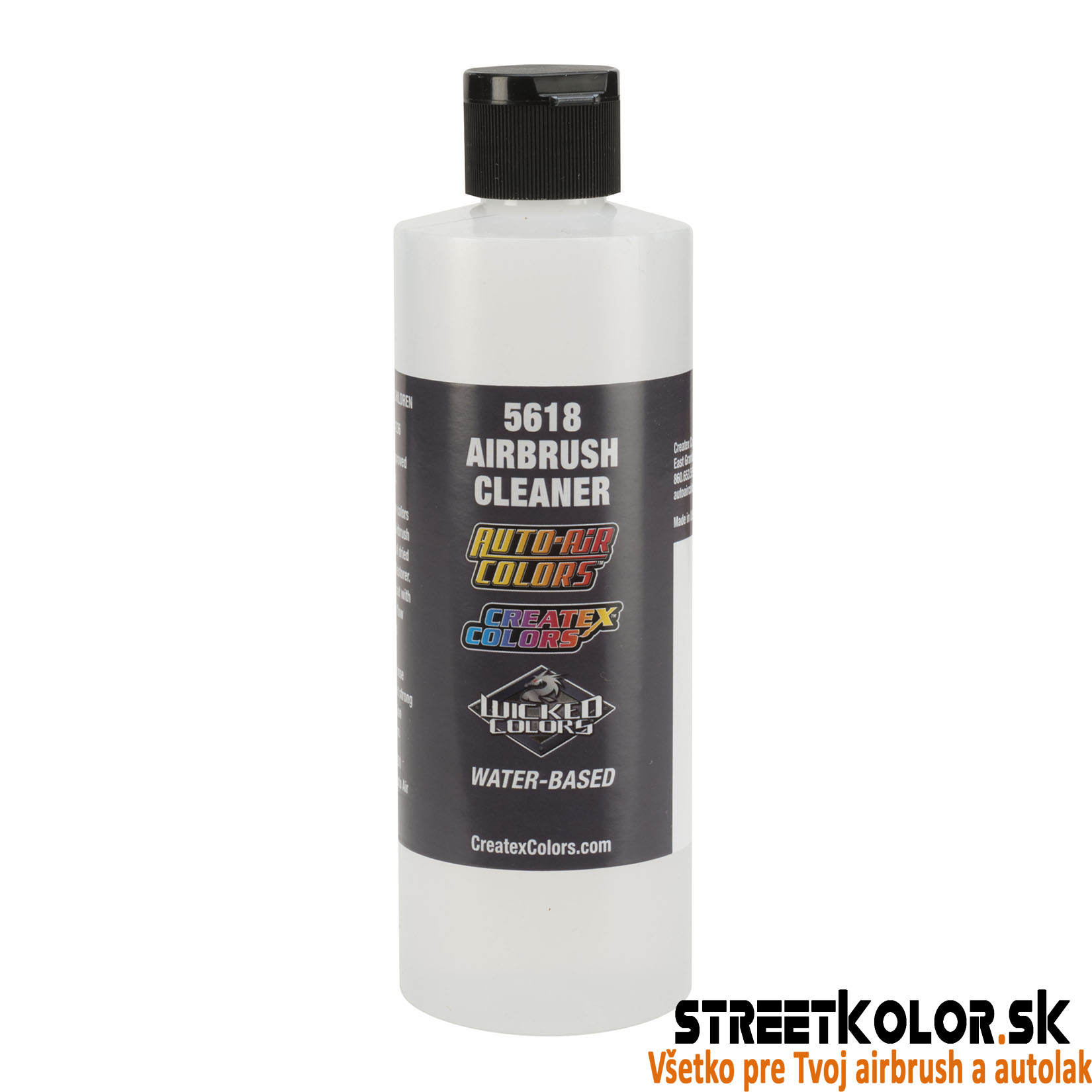 CreateX/Wicked/Auto Air 5618 Čistič 240 ml pre airbrush pištole a náradie