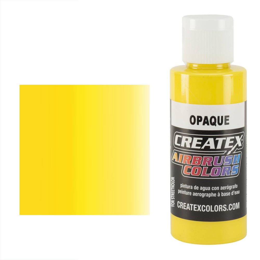 CreateX Žltá 5204 Nepriehľadná 60ml airbrush farba