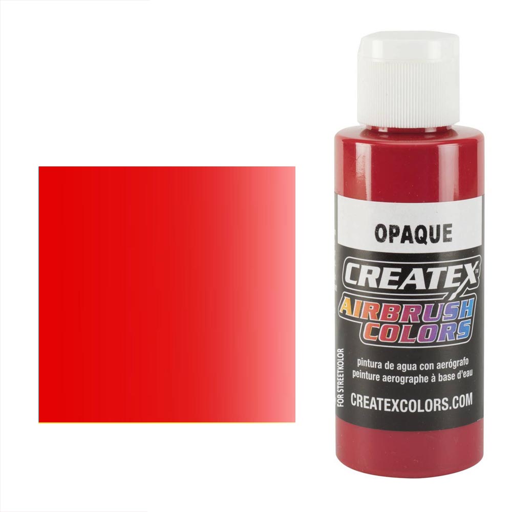 CreateX Červená 5210 Nepriehľadná 60ml airbrush farba