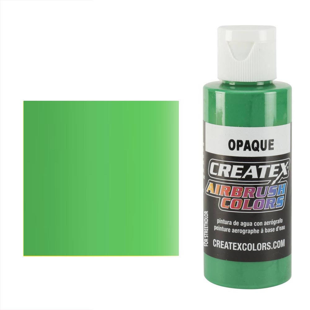 CreateX Zelená 5205 Svetlá Nepriehľadná 60ml airbrush farba