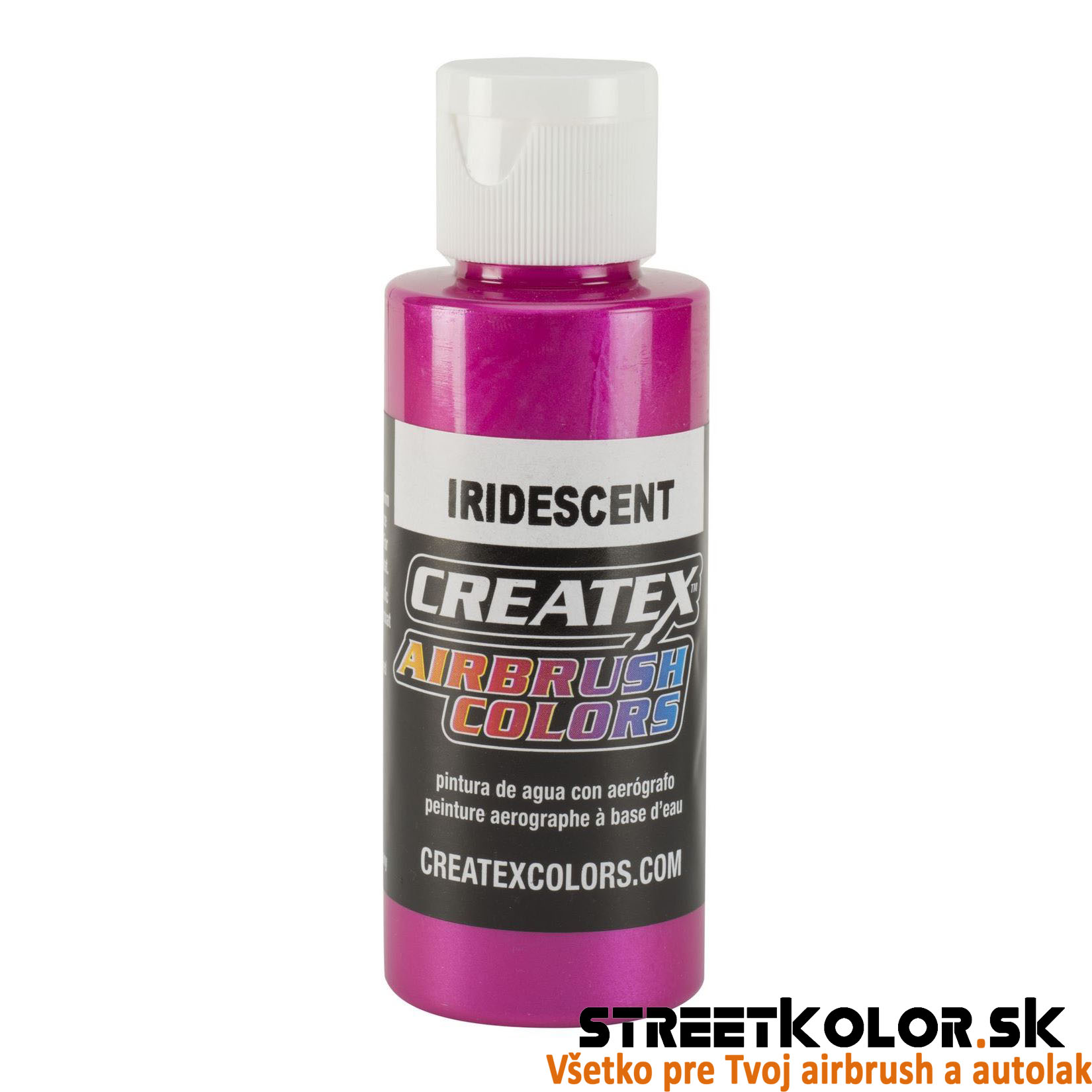 CreateX Fialová 5508 Dúhová 240 ml airbrush farba