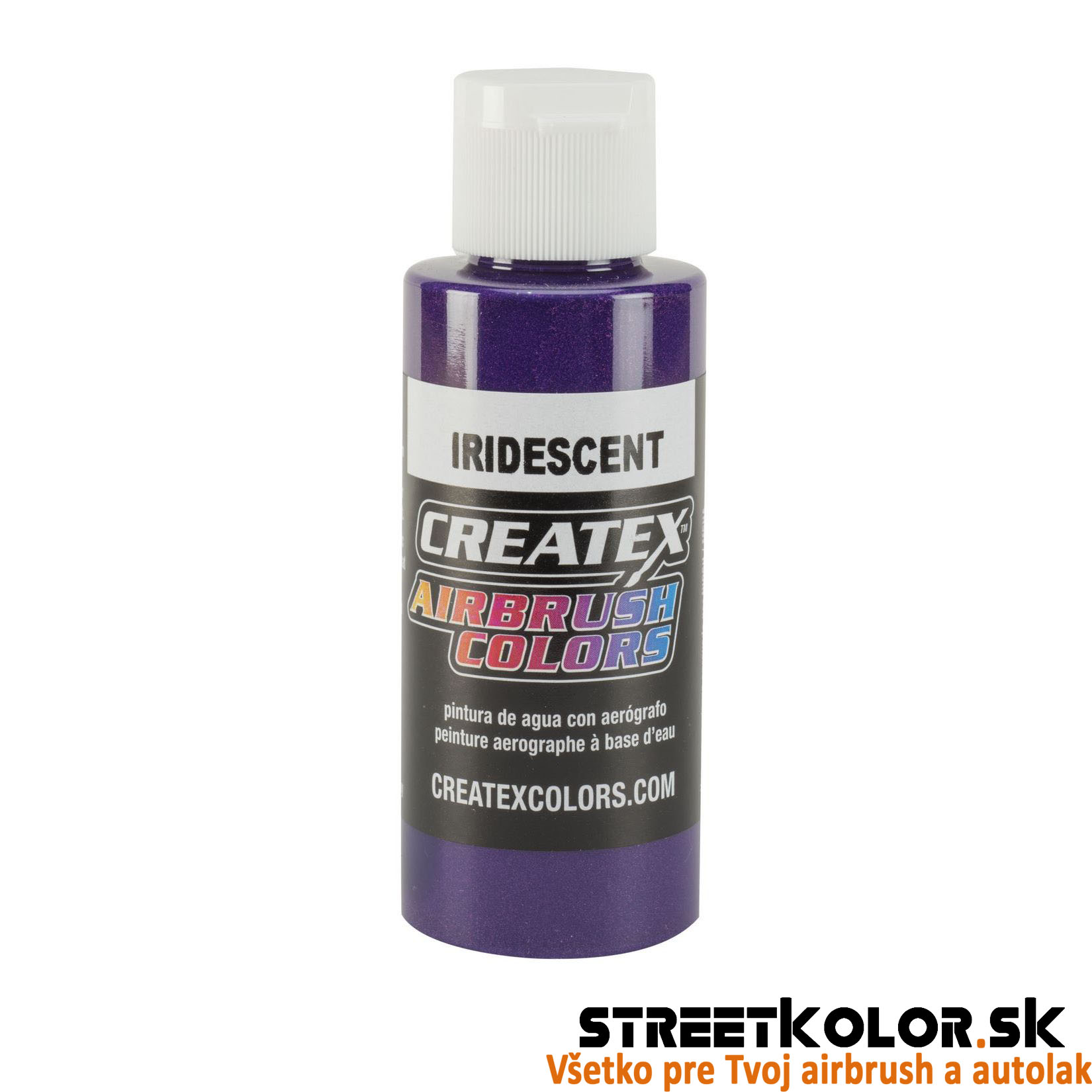 CreateX Fialová 5506 Dúhová 120 ml airbrush farba