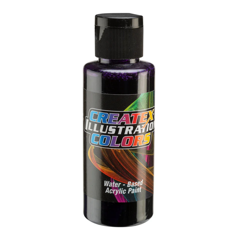 Ilustračná Fialová airbrush farba CreateX 60 ml – 5055 Transparent Violet