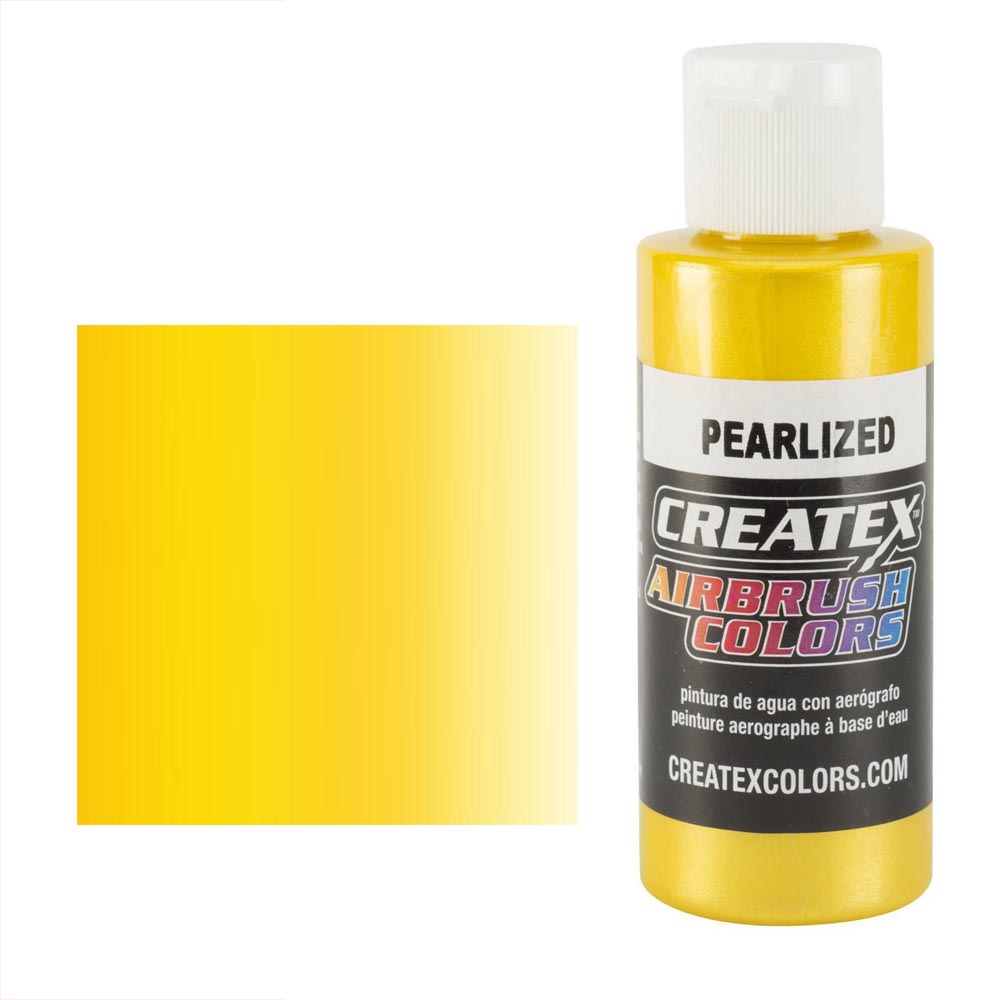 CreateX 5311 Žltá Perleťová airbrush farba 60 ml