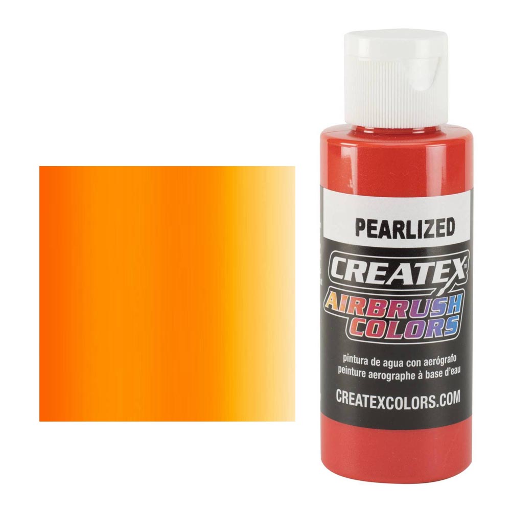 CreateX 5312 Oranžová perleťová airbrush farba 60 ml