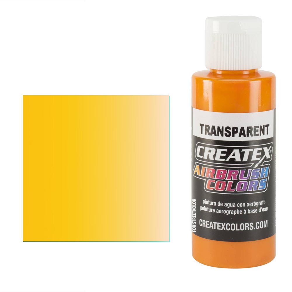 CreateX 5113 Žltá Sunrise priehľadná airbrush farba 60ml