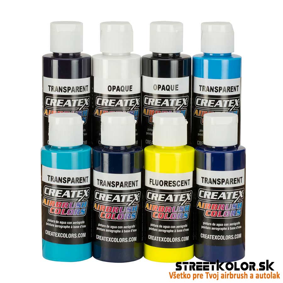 8x60ml CreateX Kent Lind sada studených odtieňov farieb 5815-00