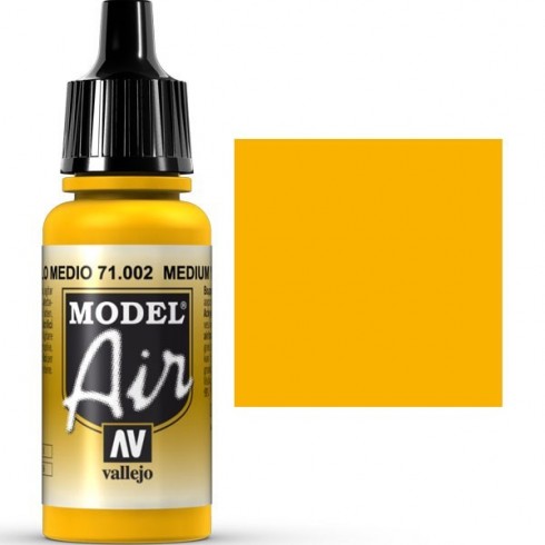 Vallejo  71.002 žltá akrylová airbrush farba 17 ml