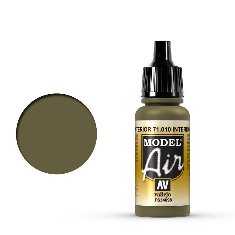 Vallejo 71.010 khaki zelená akrylová airbrush farba 17 ml