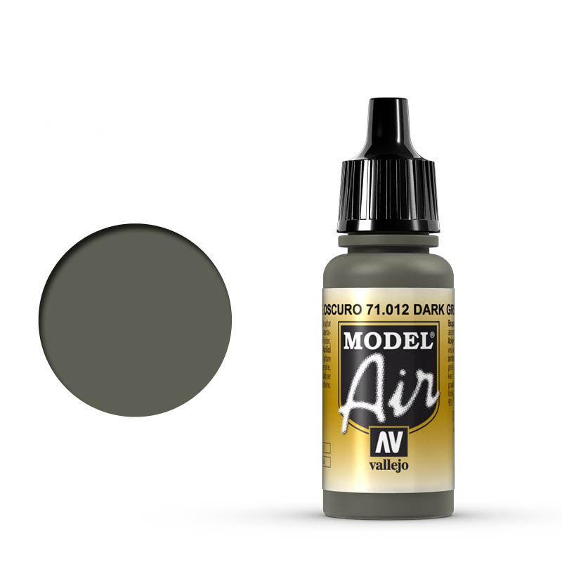 Vallejo 71.012 tmavozelená II akrylová airbrush farba 17 ml