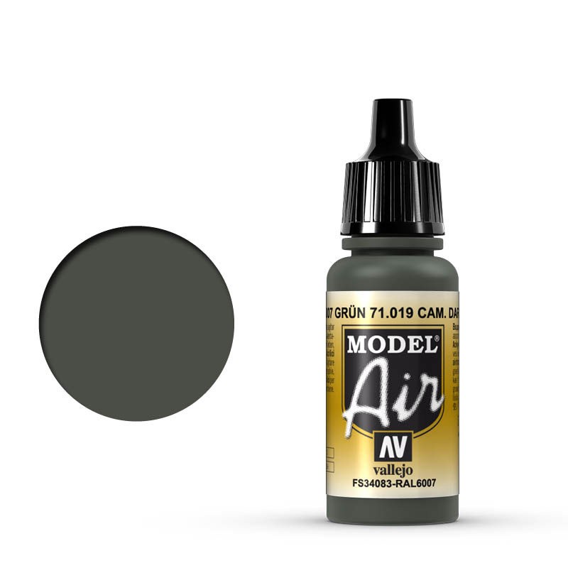 Vallejo 71.019 zelená camouflage akrylová airbrush farba 17 ml