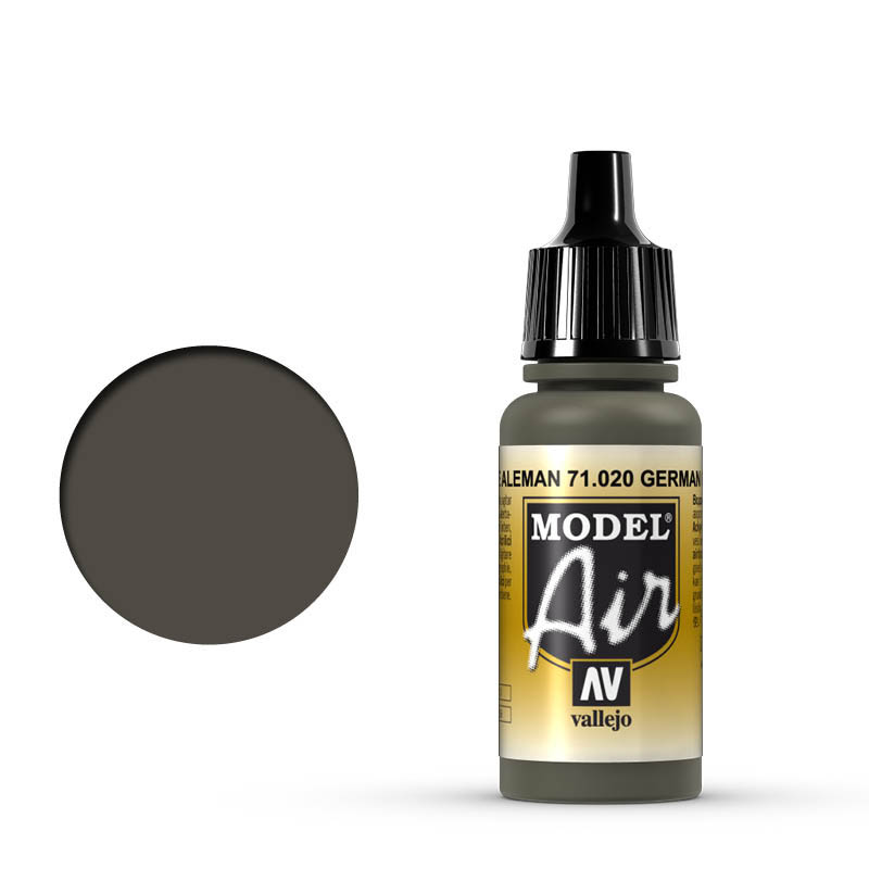 Vallejo 71.020 zelenohnedá akrylová airbrush farba 17 ml