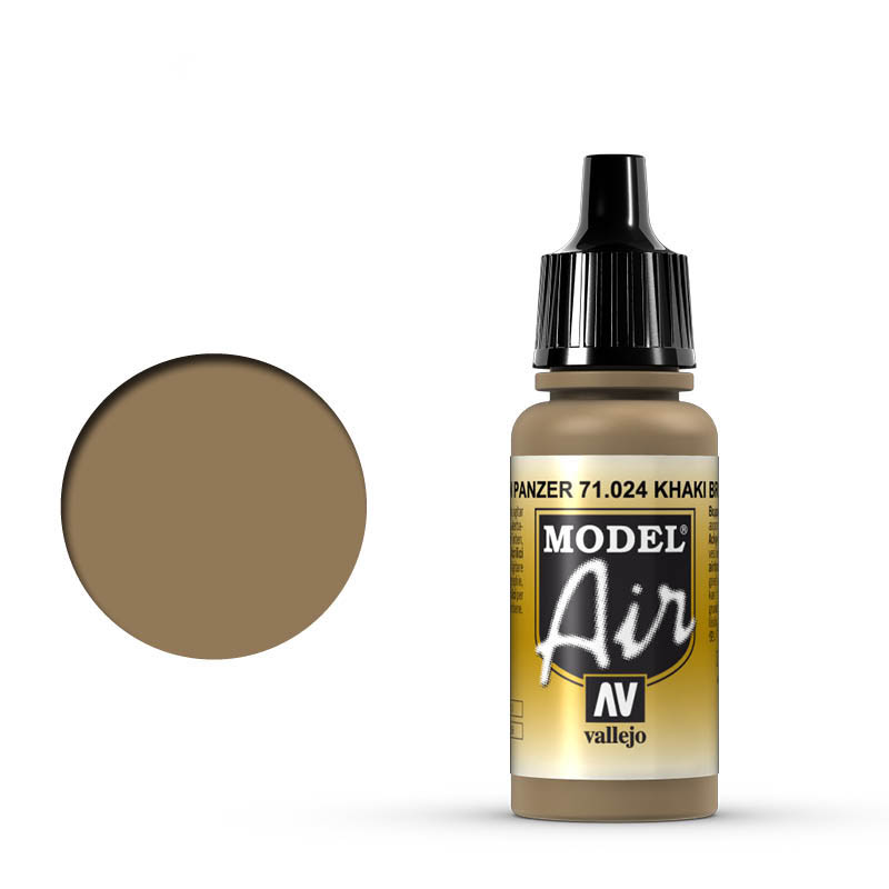 Vallejo 71.024 hnedá khaki akrylová airbrush farba 17 ml