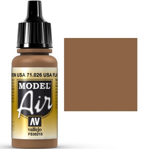 Vallejo 71.026 tehlovo hnedá akrylová airbrush farba 17 ml