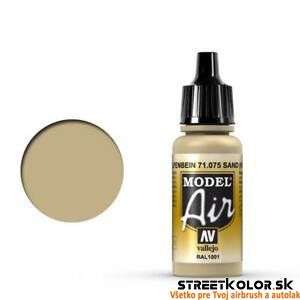 Vallejo 71.075 slonovinová airbrush farba 17 ml