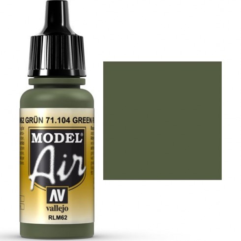 Vallejo 71.104 zelená airbrush farba 17 ml