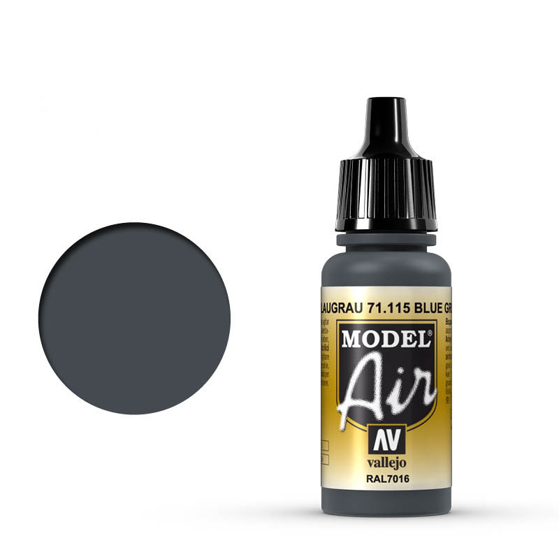 Vallejo 71.115 modrošedá airbrush farba 17 ml