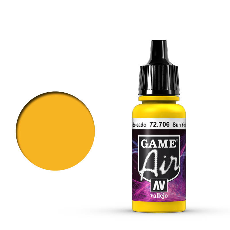 Vallejo 72.706 GameAir tmavožltá airbrush farba 17 ml
