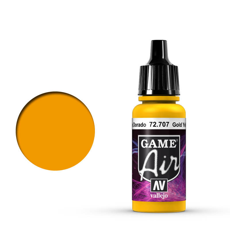 Vallejo 72.707 GameAir zlatožltá airbrush farba 17 ml