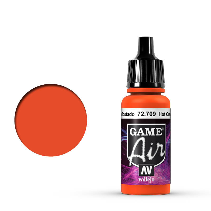 Vallejo 72.709 GameAir červenooranžová airbrush farba 17 ml