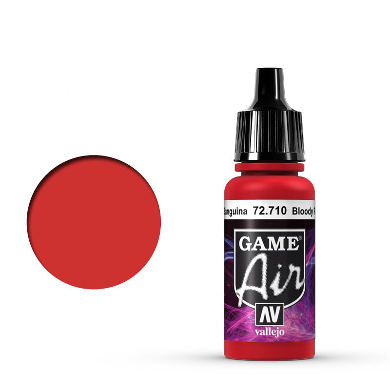 Vallejo 72.710 GameAir krvavo červená airbrush farba 17 ml