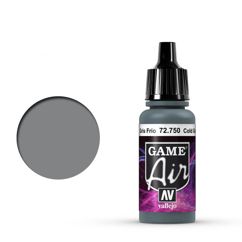 Vallejo 72.750 GameAir studená sivá airbrush farba 17 ml