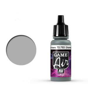 Vallejo 72.753 GameAir kovovo strieborná airbrush farba 17 ml