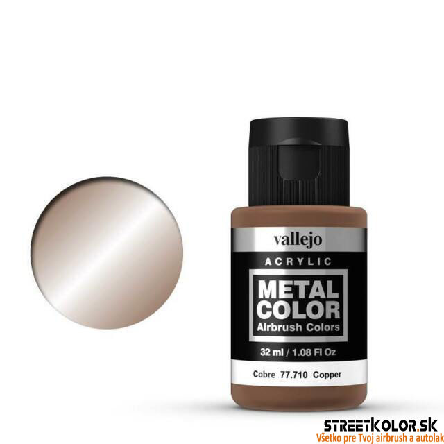 Vallejo 77.710 medená metalická AirBrush farba 32 ml