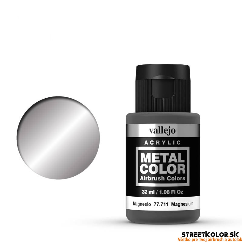 Vallejo 77.711 horečnatá metalická AirBrush farba 32 ml