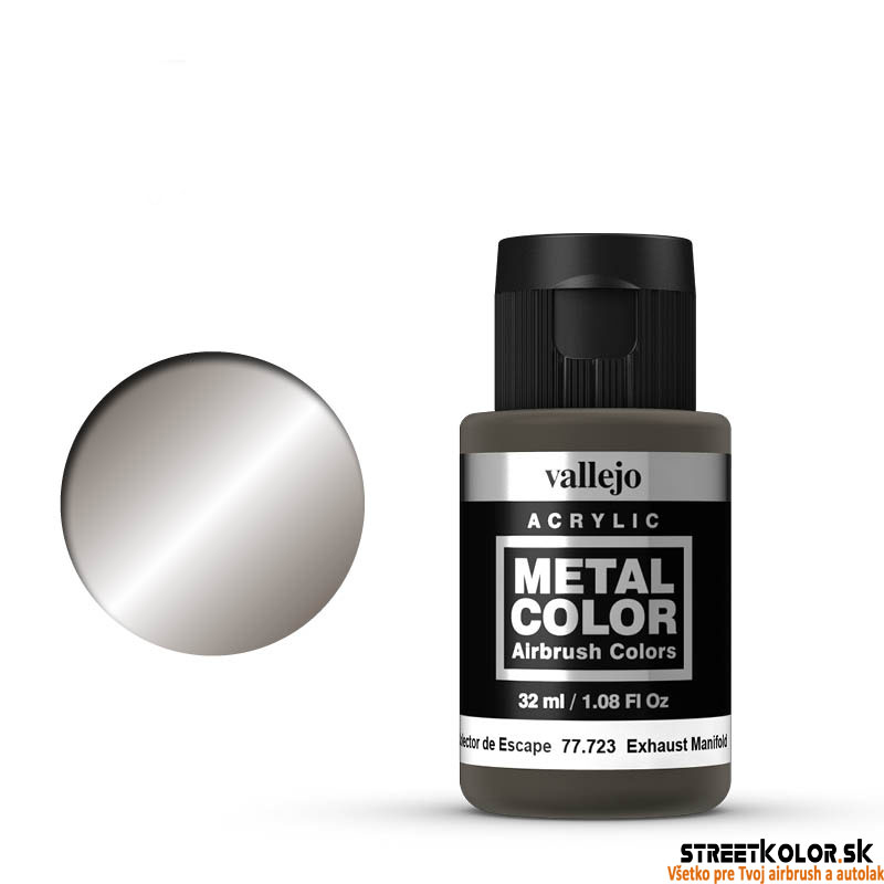 Vallejo 77.723 šedozelená metalická AirBrush farba 32 ml