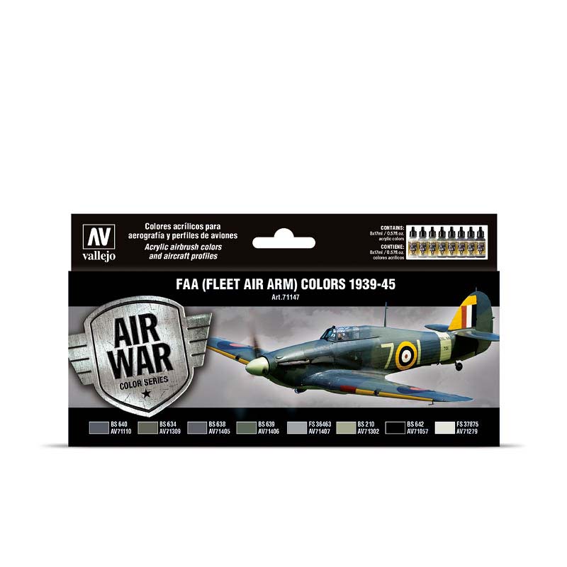 Vallejo 71.147 sada airbrush farieb Fleet air arm 8x17 ml