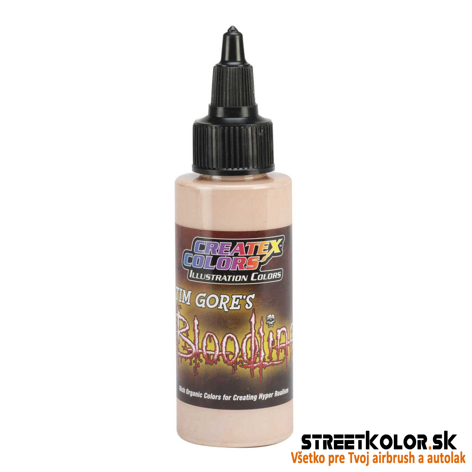 Ilustračná Tmavoužová airbrush farba CreateX 30 ml