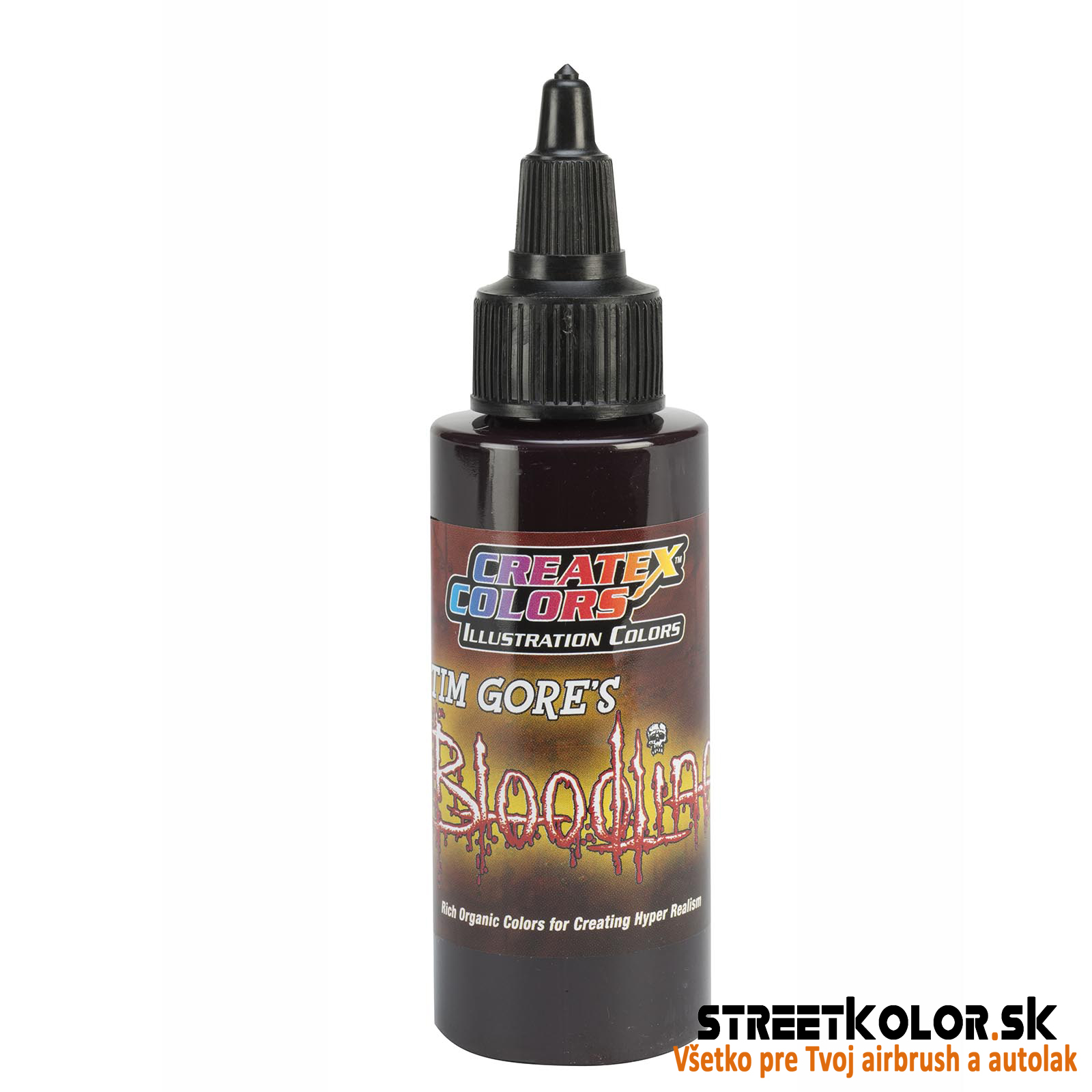 Ilustračná Tmavá purpurová airbrush farba CreateX 30 ml