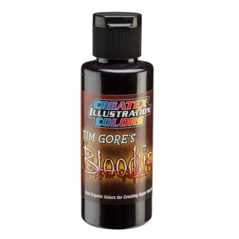 Ilustračná Tmavá purpurová airbrush farba CreateX 5042 60 ml – Illustration Deep Bruise Purple Bloodline