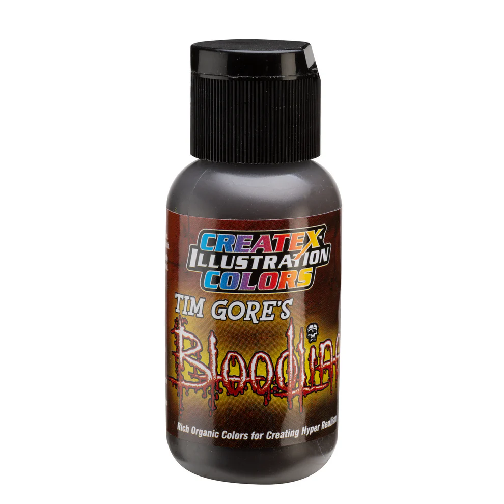 Ilustračná Hnedá airbrush farba CreateX 5045 30 ml – Illustration Decay Bloodline